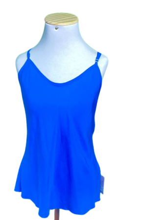 Blusa Regata Sedinha Azul Claro - GG