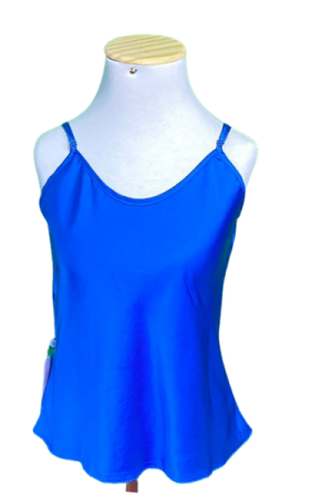 Blusa Regata Sedinha Azul - G