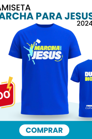 Camiseta Marcha para Jesus - 2024 - Curvelo / MG