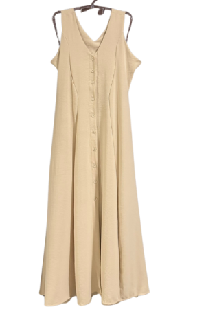 Vestido Longo Regata Bege – G